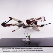 Display Stand for LEGO 75402 7259 8088 ARC-170 Starfighter, Acrylic stand only.