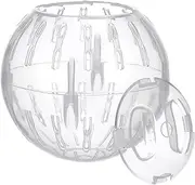 WEKAMOS Clear Hamster Exercise Ball for Small Animals Running Ball with Ventilation Durable Safe Pet for Hamsters Gerbils and Other Small Pets