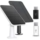 Solar Panel Charger For Eufy Eufycam Cam E/2C/2 Pro Wall Mount+USB TypeC Adapter