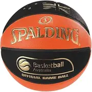Spalding TF-1000 Legacy Official Basketball, Size 6, Black/Orange