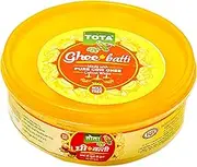 TOTA Pure Cow Ghee Diya Cotton Wicks for Puja -50 Ghee Batti | Wax Free Desi Ghee Diya Wicks � Pack of 1