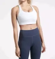 NWT ATHLETA Phenomena Sports Bra Light Blue Cardio High Impact 34DD $89 NEW