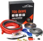 0 Gauge Amp Kit True 0 AWG Amplifier Installation Wiring Amp Kit Install Cables