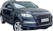 1 Pair LED DRL Dynamic Yellow Turn Signal Daytime Running Light Compatible With Q7 2010 2011 2012 2013 2014 2015 Fog Lamp