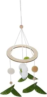Cradle Mobile | Flower Design Felt Pendant Toys for Crib | Soft Boho Decoration with Musical Rattles for Bedroom for Crib or Board Flora Felt Bo