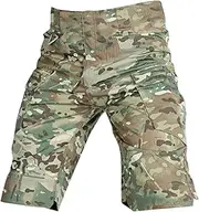 [yuksok] Cargo Shorts Hiking Pants Comfortable Quick Drying Flat Front Shorts Men's Cropped Pants Sports Shorts for Beach Training Men