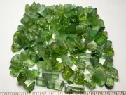 620-Ct Top Quality Natural Greenish Color Tourmaline Rough Lot From Afghan