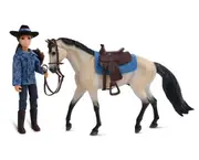 Breyer Horses Western Horse and Rider 1:12 Classic Scale 61155