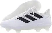 [adidas] Adizero Afterburner 8 Pro TPU Cleats Men's, White/Black, 12.5 US
