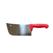 Diekensen Stainless Meat Cleaver Heavy Duty Blade Red BC-09