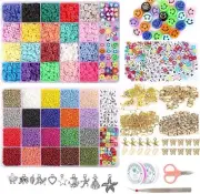 25000 Pcs 24 Girds DIY Acrylic Bead A-Z Letter Beads Polymer Soft Clay jewelry m