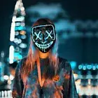 Halloween Party Masks Halloween Horror Glow LED Mask Light Glow In The Dark