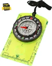 Orienteering Compass, Wilderness Survival Compass for Kids- Magnetic Gear Set Na