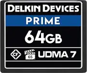 Delkin Devices 32GB Prime CompactFlash VPG-20 64GB