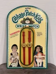 VINTAGE 1983 CABBAGE PATCH KIDS And Doll Red WRIST WATCH W/ Warranty