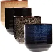 Ciieeo 4pcs Japanese Matcha Tea Cup Set Ceramic Tea Cup Retro Style Decorative Teaware