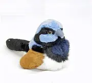 Wild Republic Fairy Wren Plush with Authentic Bird Calls, Stuffed Animal, Plush Toy, Australian Birds, Birds with Sound, 6 Inches