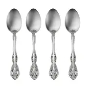 NEW 4 Oneida Michelangelo Teaspoons 18/10 Stainlessl Free Shipping USA Only
