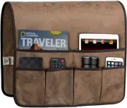 Anti Slip Sofa Armrest Organizer Arm Chair Bedside Caddy Storage Organizer Fo...