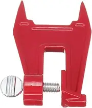 TopHomer Red Chainsaw Filing Stump Vise Professional Sharpening Clamp Logging Saw Accessories Guide Bar Clamp for Saw Chain Maintenance