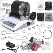 Professional Rock Tumbler Kit, DIY Stone Polisher with Timmer Buttons, Electric Gemstones DIY Stone Polishing Toy, Rock Tumbler Machine for Adults and Kids