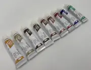 UNOPENED Vintage Art Studio By Battat Acrylic Color Paint Lot 9 Tubes