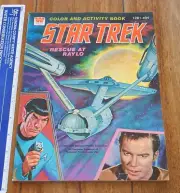 ORIGINAL 1978 WHITMAN / PARAMOUNT PICTURES - STAR TREK COLORING BOOK UNUSED, NOS