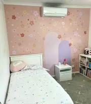 Candy Flowers Australian Design Hand Painted Peel & Stick, Removable Wall Decal. Nursery, Kids Playroom, Kids Teens Bedroom
