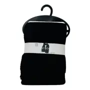 West Loop Knit Scarf One Size Fits Most Black 67" x 11.8"
