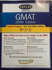 Kaplan GMAT Workbook 2006 Edition + CD, New York Metro Edition, Brand New