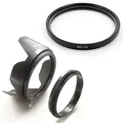 55mm DC-bN Lens Hood, MCUV Filter for Sony DSLR A330 A230 A290 A300 A350 A380