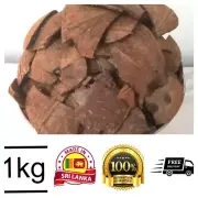 Coconut shell chips 1kg from 100% pure Sri Lankan coconut shelves+ (200g free)