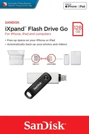 SanDisk iXpand Go 128GB USB 3.0 Flash Drive
