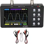 Spacnana Digital Oscilloscope LCD Display 20K Storage Depth 50M Sampling Rate Handheld Tablet Oscilloscope for Power Supply Testing