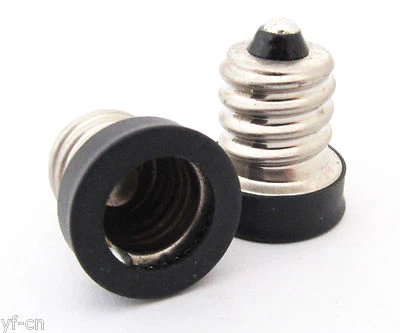 50pcs E12 Male to E10 Female Base LED Light Bulb Adapter Holder Socket Converter