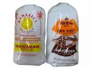 2 Pack- Hawaii Old Time Brand 32 Oz & Kamaaina Brand 32 Oz Sea Salt