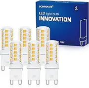 UCINNOVATE 6X G9 LED Light Bulbs, 3W Warm White, Replace 30W Halogen Bulbs, Ideal for Ceiling Lights Living Room Bedroom Kitchen Chandelier Table Lamp Light Bulbs Home Decoration, 220V-240V