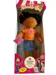 Adorable Creative Girl Plush Doll, Interactive Fun with Secret Code & Online Fun