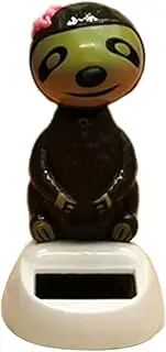 Solar Dashboard Sloth – Solaar Dashboardd Slotth, Swinging Bobblehead Figurine | Solars-Powered Dancing Toy Battery-, Sunny Way Cute Car Dashboaard Accessory, Perfect for Home, or Gift Giv