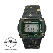 Casio G-Shock Circuit Board Semitransparent Dark Green Watch DWE-5600CC-3D