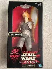 Star Wars Action Collection JAR JAR BINKS 12 Inch Figure 1998 Factory Sealed
