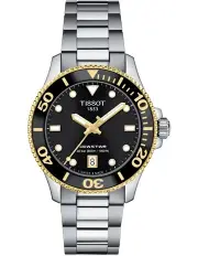 [Tissot] Seastar 1000 36mm Watch in Black/Gold