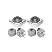 Front + Rear Engine Mount Kit for Audi A4 B5 1.8L 2.6L A6 C5 2.4L 2.8L 97-05