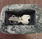 Realistic Rock Key Hider : Set of 2 ( two) Key Hiders.
