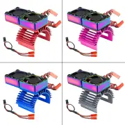 Upgraded Metal Motor Cooling Dual Fan Heatsink Radiator for 36mm 380 540 550 3650 Brushed Brushless Engine RC Cars Vehic