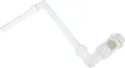 Yardwe Pool Fountain Floating Pool Lights Led Pool Lights for Inground Pool Replaceable Fountain Plastic Fountain Tube Water Fountain Rack Adjustable White Fish Pond Pp