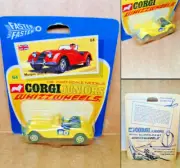 1 VINTAGE ('70s) CORGI JUNIORS WHIZZWHEELS - NO.64 "MORGAN PLUS 8" -MINT ON CARD
