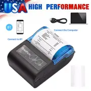 Aibecy Mini Thermal Printer 2 inch Wireless USB Receipt Bill Ticket Printer L2Y4