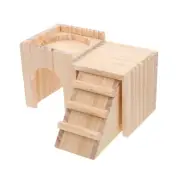 Pet Climbing Ladder Chinchilla Climbing Platform Pet Hideout House