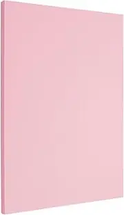 SOFPLATE 50Pcs 8.3" x 11.7" Card Stock Pink Paper A4 Cardstock 65 Lb Colored Blank Heavy Rectangle Cards Art Kraft Cover Printer Paper for Invitation Greeting Card Making Postcards Printing DIY Craft